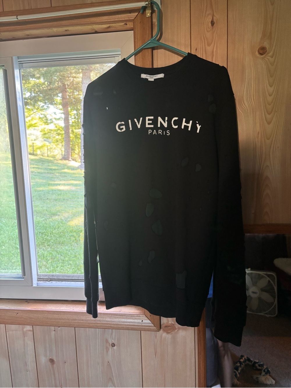 Givenchy Black Logo Crewneck Sweatshirt